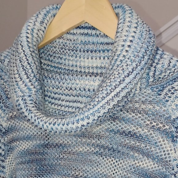 Missoni 100% Lana Wool High Neck Sweater Blue - Picture 6 of 11